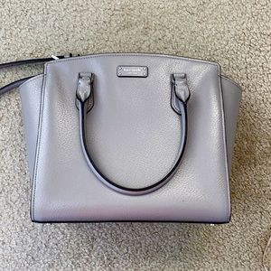 KATE SPADE GREY SATCHEL EUC